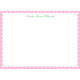 Pink Scallop Flat Note Cards Image 1 of 2