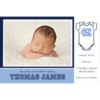 University of North Carolina Photo Baby Announcements