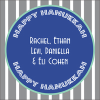 Hanukkah Bright Lights Gift Stickers