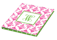 Pink Damask iPad Cover