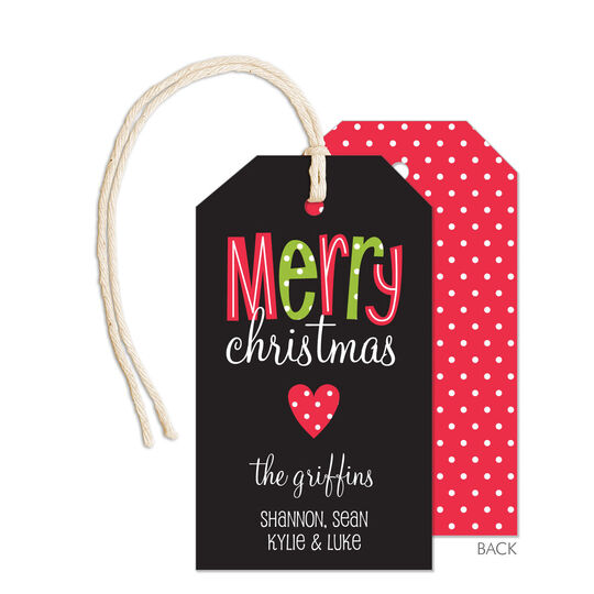 A Merry Heart Hanging Gift Tags