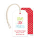 Love Joy Peace Hanging Gift Tags Image 1 of 2