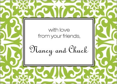 Grasshopper Holiday Pattern Gift Stickers