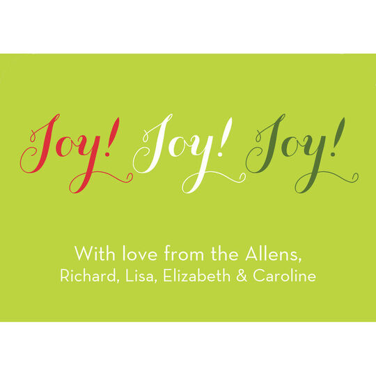 Triple the Joy Enclosure Cards