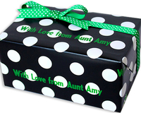 Lots of Dots Personalized Gift Wrap