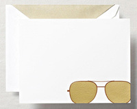 Aviator Glasses Boxed Note Cards