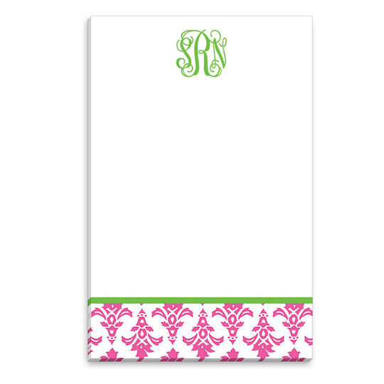 Pink Damask Notepads