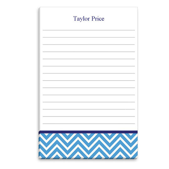 Navy Chevron Notepads