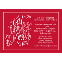 Eat Drink Be Merry Invitations