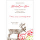 Vintage Reindeer Invitations Image 1 of 2