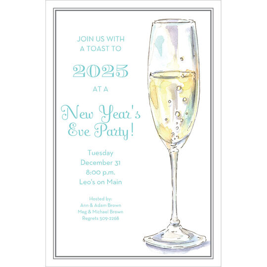 Fizzy Flute Invitations