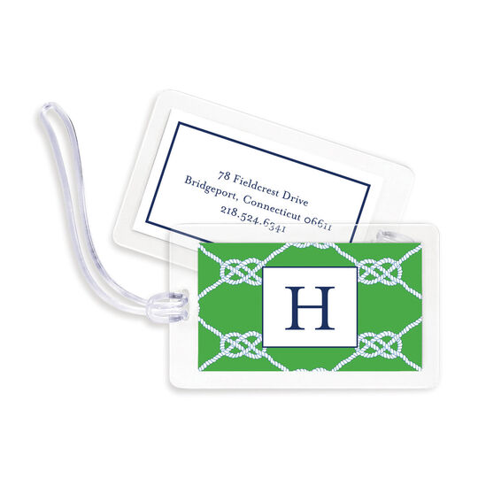 Nautical Knot Kelly Luggage Tags