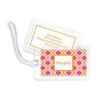 Kate Tangerine and Raspberry Luggage Tags