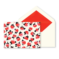 Rose Foldover Note Cards