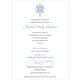 Blue Ornate Scroll Invitations Image 3 of 3