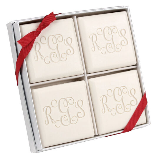 Script Monogram Luxury Soap Set