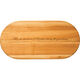 Maple 20 inch Your Text Oval Cutting Board Image 2 of 2
