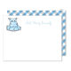 Blue Hippo Flat Note Cards Image 1 of 3