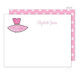 Cute Tutu Flat Note Cards Image 1 of 2