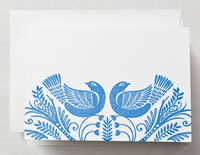 Letterpress Birds Boxed Note Cards