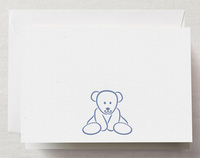 Letterpress Teddy Bear Boxed Note Cards