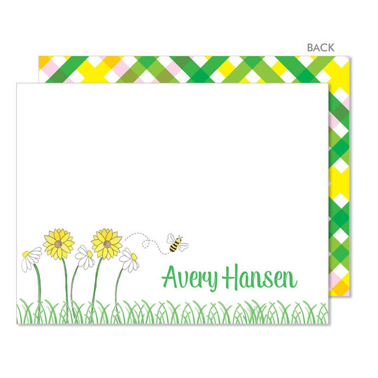 Summer Garden Flat Note Cards