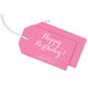 Bubblegum Pink Horizontal Gift Tags Image 1 of 2