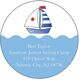 Set Sail Round Address Labels Image 2 of 2