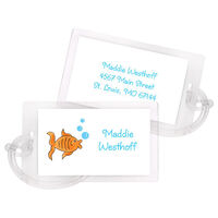 Goldie the Fish ID Luggage Tags