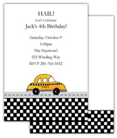 City Cab Invitations