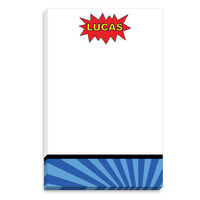 Blue Superhero Notepads