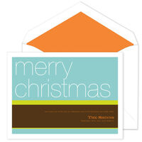 Color Block Holiday Cards