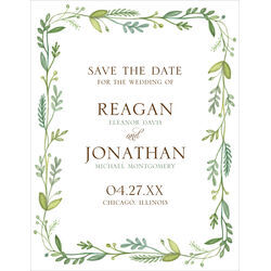 French Garden Save the Date Cards