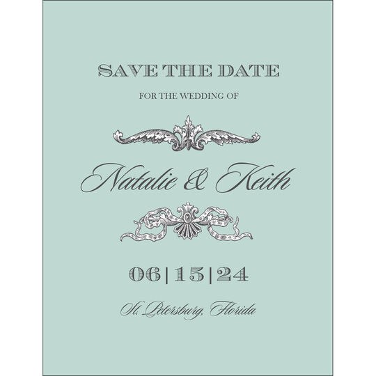 Toulouse Save the Date Cards