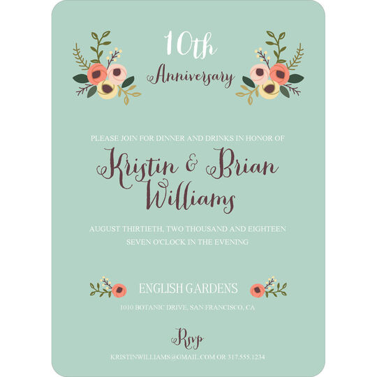Botanical Bouquet Invitations