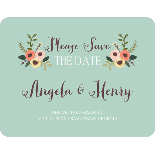 Botanical Bouquet Save the Date Cards