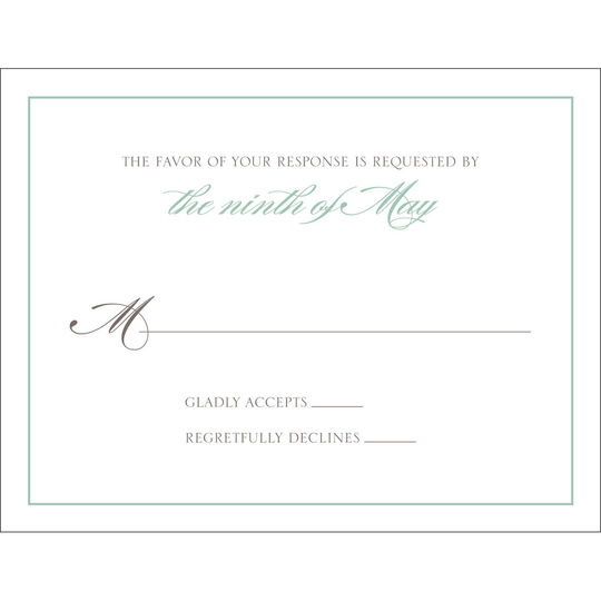 Provencial Garland Response Cards