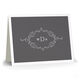Sophisticated Flourish Folded Note Cards Image 1 of 2