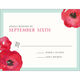 Painted Poppies Response Cards Image 1 of 2