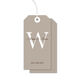 Taupe Vertical Large Hanging Gift Tags Image 1 of 3
