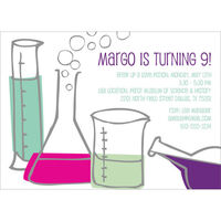 Science Party Invitations