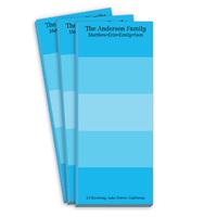 Blue Multi Striped Skinnie Notepads