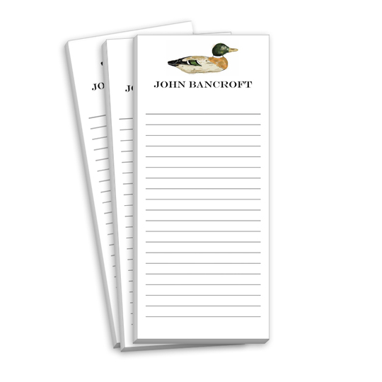 Mallard Duck Skinnie Notepads