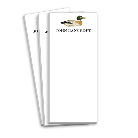 Mallard Duck Skinnie Notepads