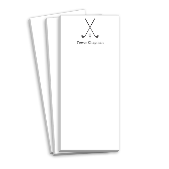 Golf Club Skinnie Notepads