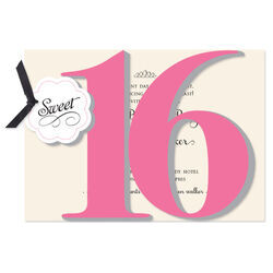 Sweet 16 Die-cut