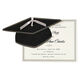 Mortar Board Glittered Die-cut Invitations Image 1 of 2