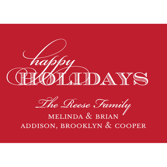 Solid Ruby Enclosure Cards