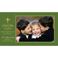 Evergreen Cross Photo Cards