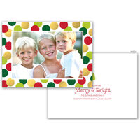Christmas Confetti Folded Photo Cards